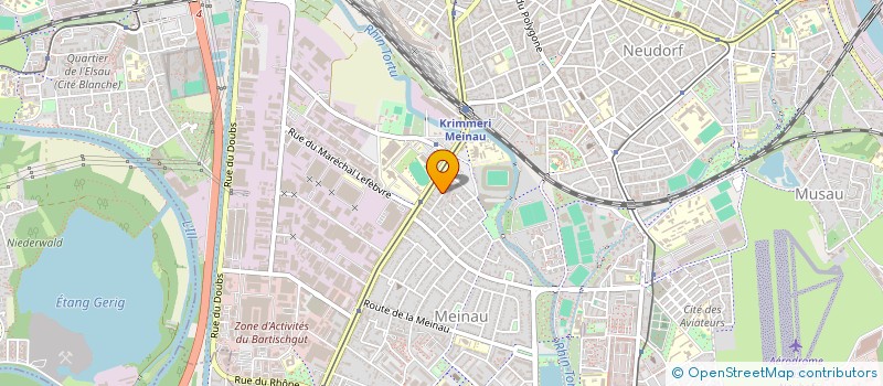 localisation de l'entreprise TECSOL à STRASBOURG
