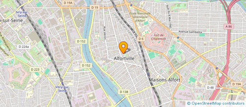 localisation de l'entreprise TECTA MAITRISE à ALFORTVILLE