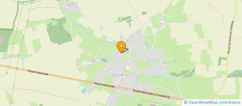 localisation de l'entreprise TECTA-PRO  FERRIERE-LA-GRANDE