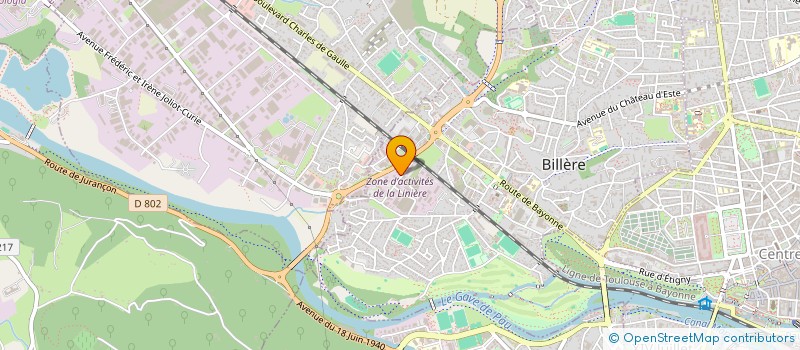 localisation de l'entreprise TECTAMIANTE  BILLERE