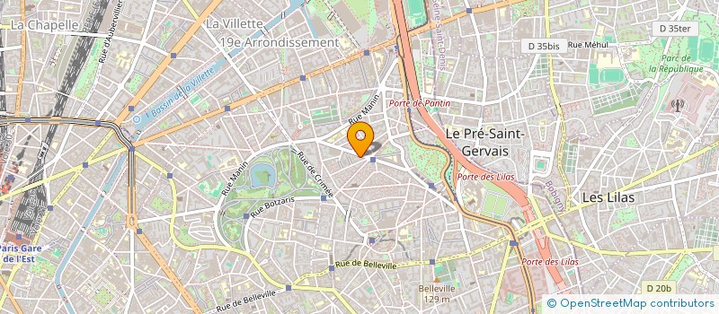 localisation de l'entreprise TECTES  PARIS