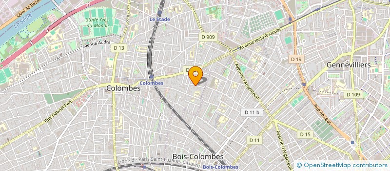 localisation de l'entreprise TECTIP à COLOMBES