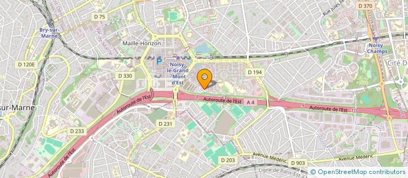 localisation de l'entreprise TECTOM à NOISY-LE-GRAND