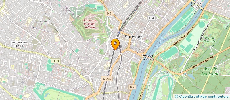localisation de l'entreprise TECTON à SURESNES
