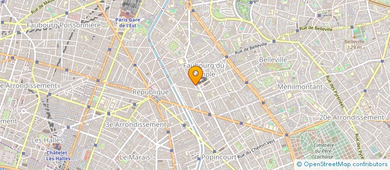 localisation de l'entreprise TECTOR BAT  PARIS