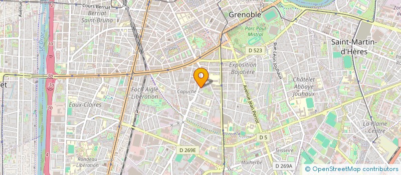 localisation de l'entreprise TECTRA à GRENOBLE
