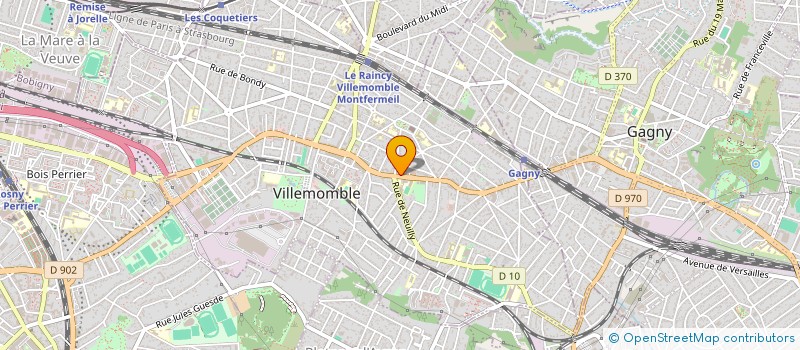 localisation de l'entreprise TECTRA ILE DE FRANCE à VILLEMOMBLE