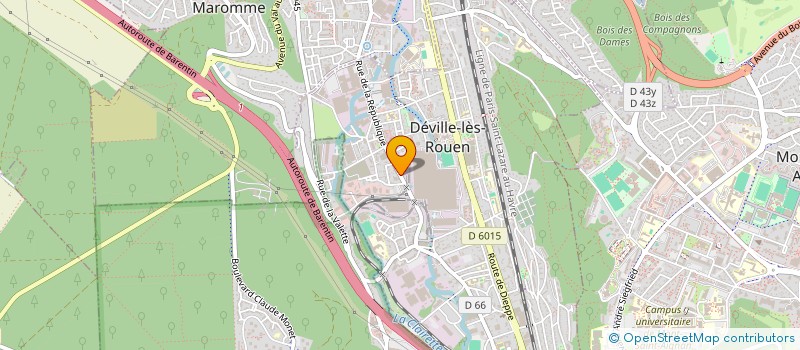 localisation de l'entreprise TECTUM & CO  DEVILLE-LES-ROUEN