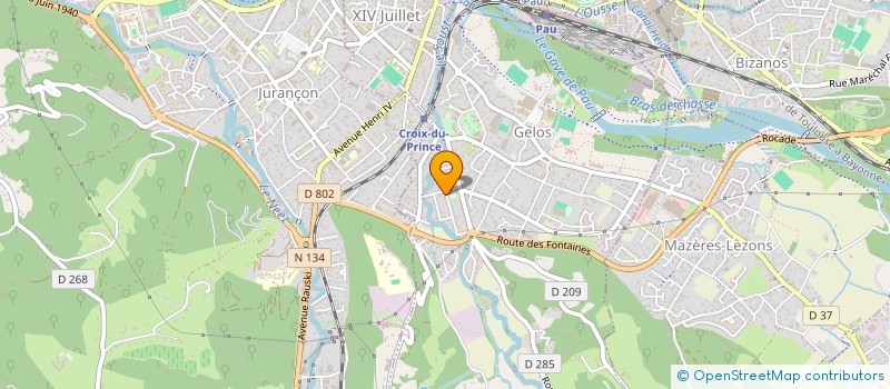 localisation de l'entreprise TECUM PROJECTS & ENGINEERING à GELOS