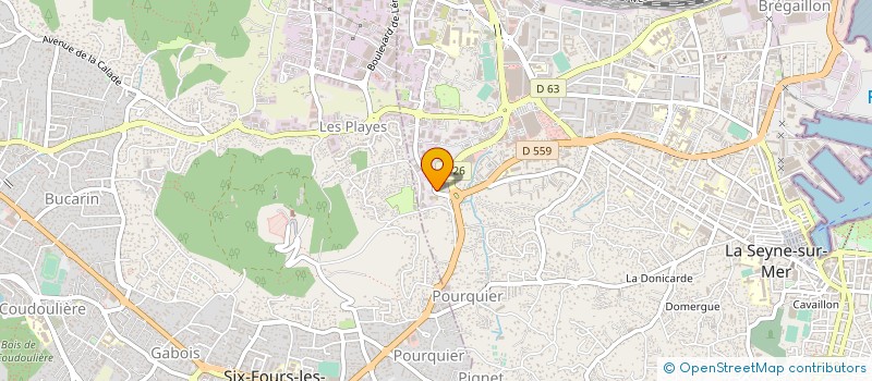 localisation de l'entreprise TECUP  LA SEYNE-SUR-MER
