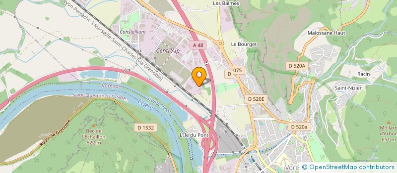 localisation de l'entreprise TECVAL à VOREPPE