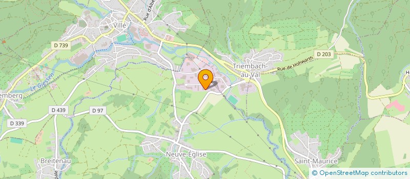 localisation de l'entreprise TECVIL SP à NEUVE-EGLISE