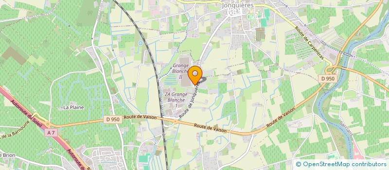 localisation de l'entreprise TECVIN à COURTHEZON