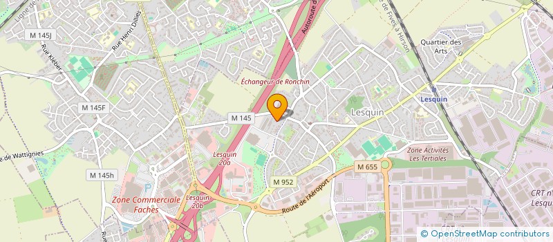 localisation de l'entreprise TECW à LESQUIN