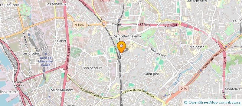 localisation de l'entreprise TECYR SERVICE PROPRETE à MARSEILLE
