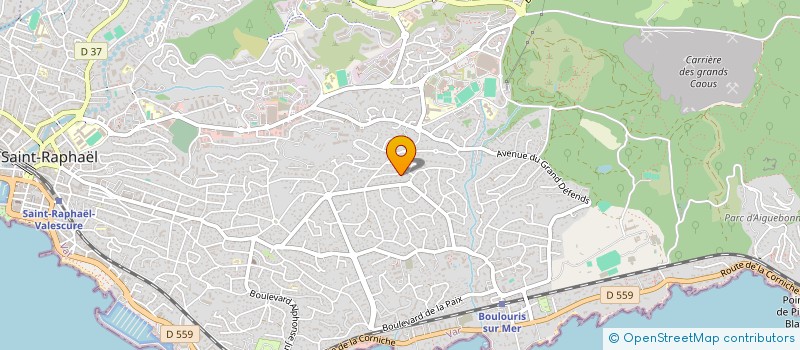 localisation de l'entreprise TED 2000  SAINT-RAPHAEL