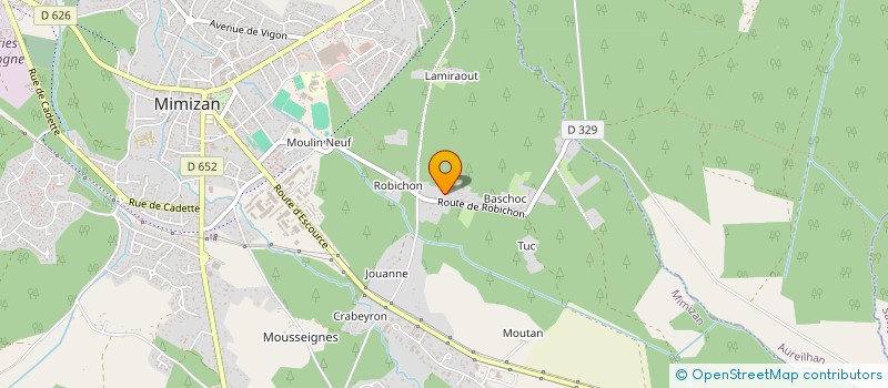 localisation de l'entreprise TED 2I 40  MIMIZAN