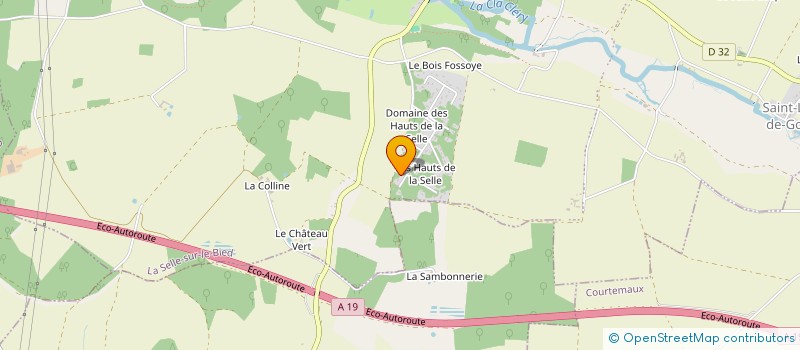 localisation de l'entreprise TED à LA SELLE-SUR-LE-BIED