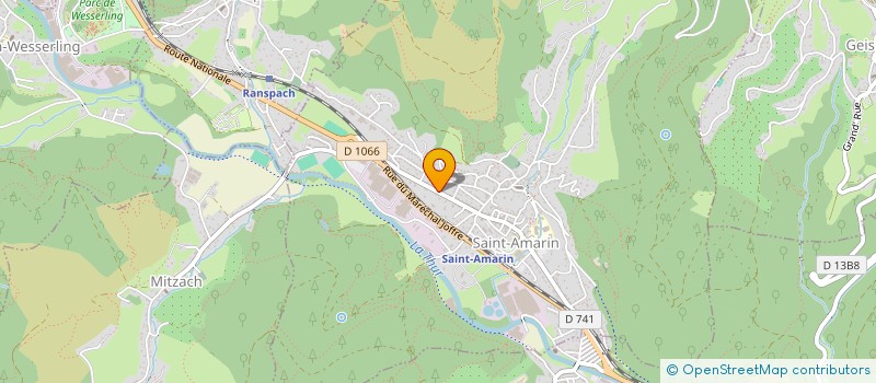 localisation de l'entreprise TED à SAINT-AMARIN