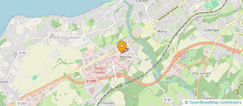 localisation de l'entreprise TED à THONON-LES-BAINS