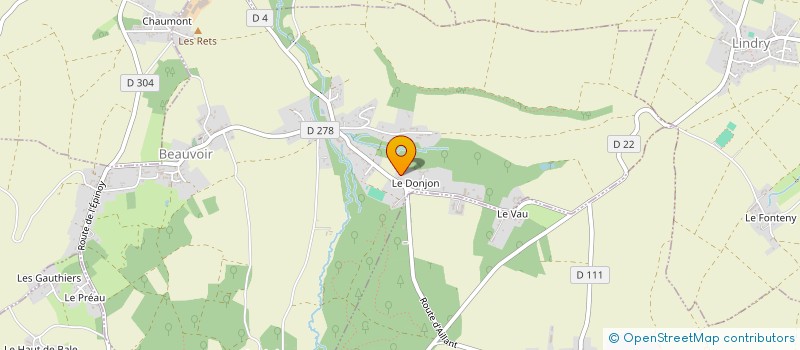 localisation de l'entreprise TED  BEAUVOIR