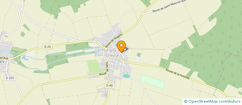 localisation de l'entreprise TED à THORIGNY-SUR-OREUSE
