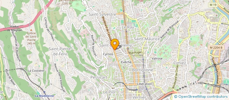 localisation de l'entreprise TED  NICE