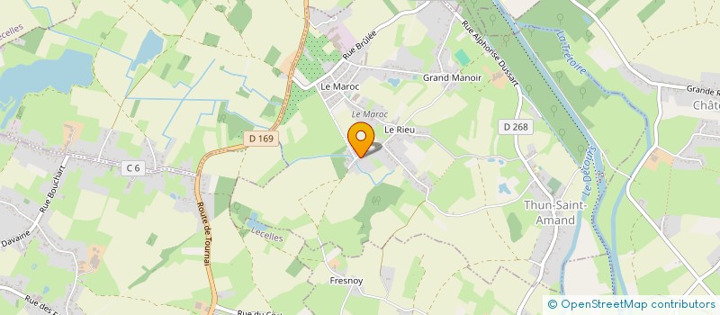 localisation de l'entreprise TED CHEVALIER CONSTRUCT  THUN-SAINT-AMAND