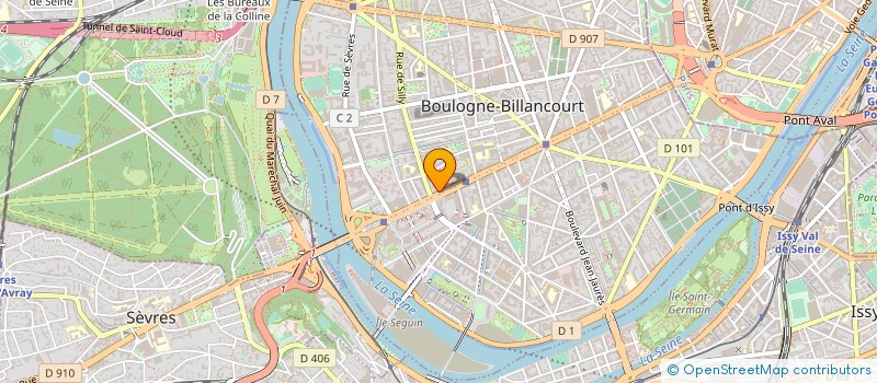 localisation de l'entreprise TED PRODUCTIONS à BOULOGNE-BILLANCOURT