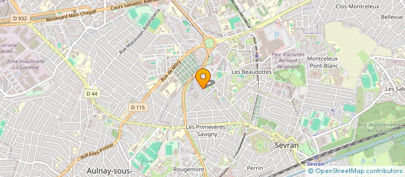 localisation de l'entreprise TED'S ASSISTANCE INTERNATIONALE  SEVRAN