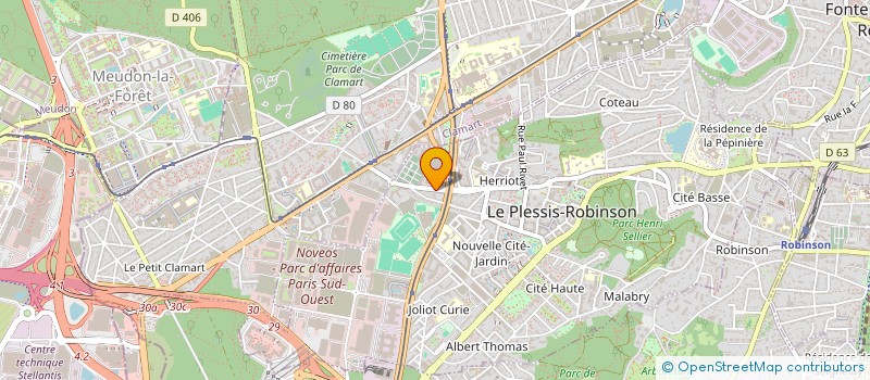 localisation de l'entreprise TED TECHN ESTHETIQUE DENTAIRE à LE PLESSIS-ROBINSON