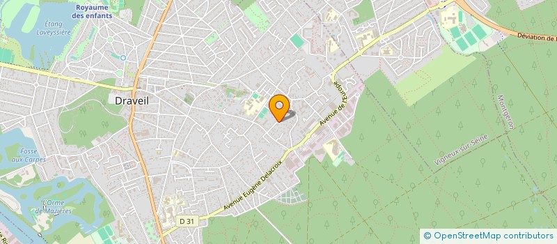 localisation de l'entreprise TED TELEMATIQUE à DRAVEIL