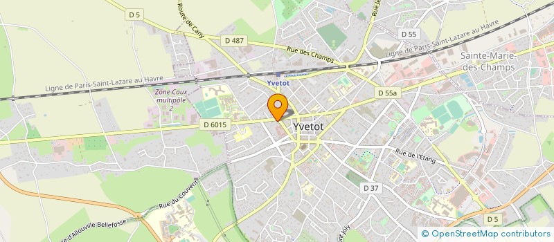 localisation de l'entreprise TEDA à YVETOT