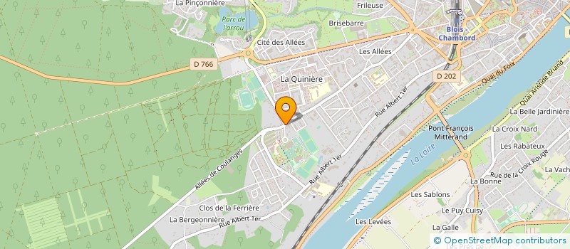 localisation de l'entreprise TEDDISTRIB à BLOIS