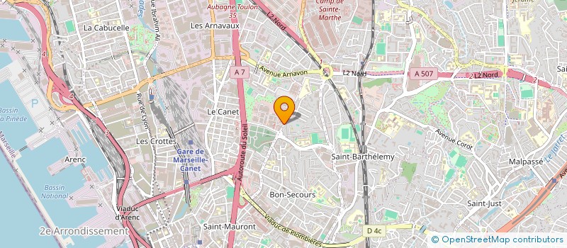 localisation de l'entreprise TEDDY 2 TRANSPORT à MARSEILLE