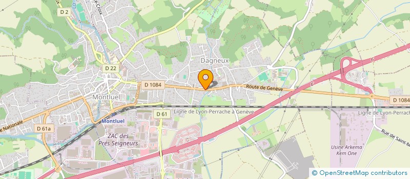 localisation de l'entreprise TEDDY BEARD  DAGNEUX