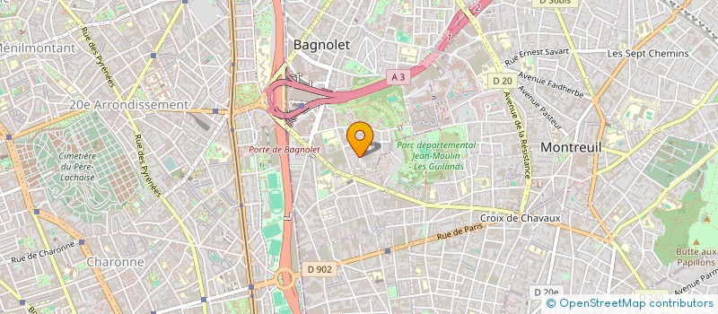 localisation de l'entreprise TEDDY COVER à BAGNOLET