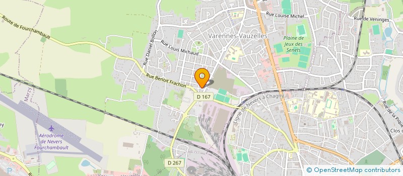 localisation de l'entreprise TEDDY'S à VARENNES-VAUZELLES