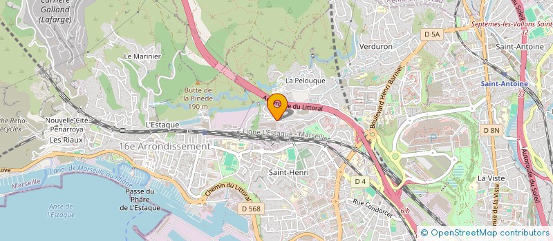 localisation de l'entreprise TEDDY TERRASSEMENTS à MARSEILLE