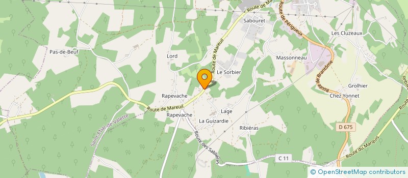 localisation de l'entreprise TEDDYSOL  SAINT-MARTIAL-DE-VALETTE