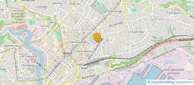 localisation de l'entreprise TEDDYWALL  BREST