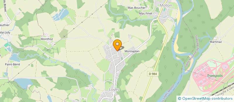 localisation de l'entreprise TEDE  VILLIEU-LOYES-MOLLON