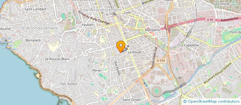 localisation de l'entreprise TEDEAM  MARSEILLE