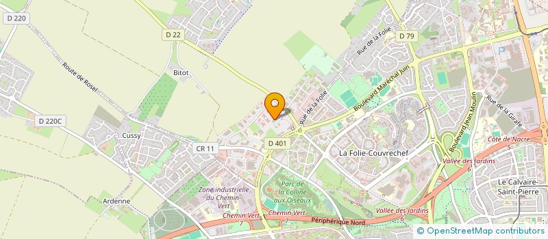 localisation de l'entreprise TEDELEC à SAINT-CONTEST