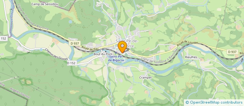 localisation de l'entreprise TEDELEC  SAINT-PE-DE-BIGORRE