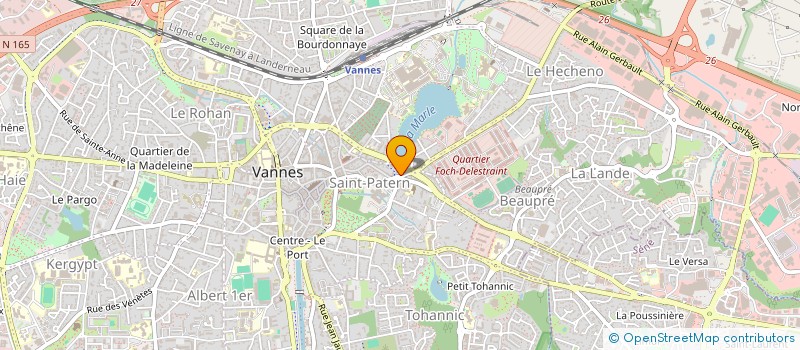 localisation de l'entreprise TEDES à VANNES