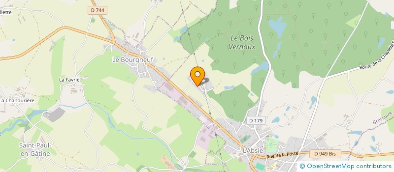 localisation de l'entreprise TEDES  MONCOUTANT-SUR-SEVRE