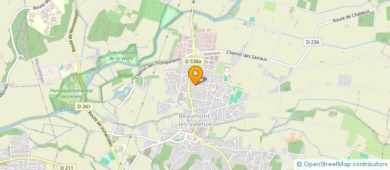 localisation de l'entreprise TEDESS à BEAUMONT-LES-VALENCE