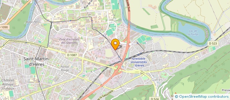 localisation de l'entreprise TEDGIE'S JAURES  SAINT-MARTIN-D'HERES
