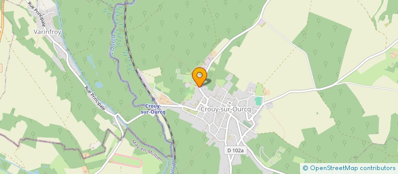 localisation de l'entreprise TEDHI  CROUY-SUR-OURCQ